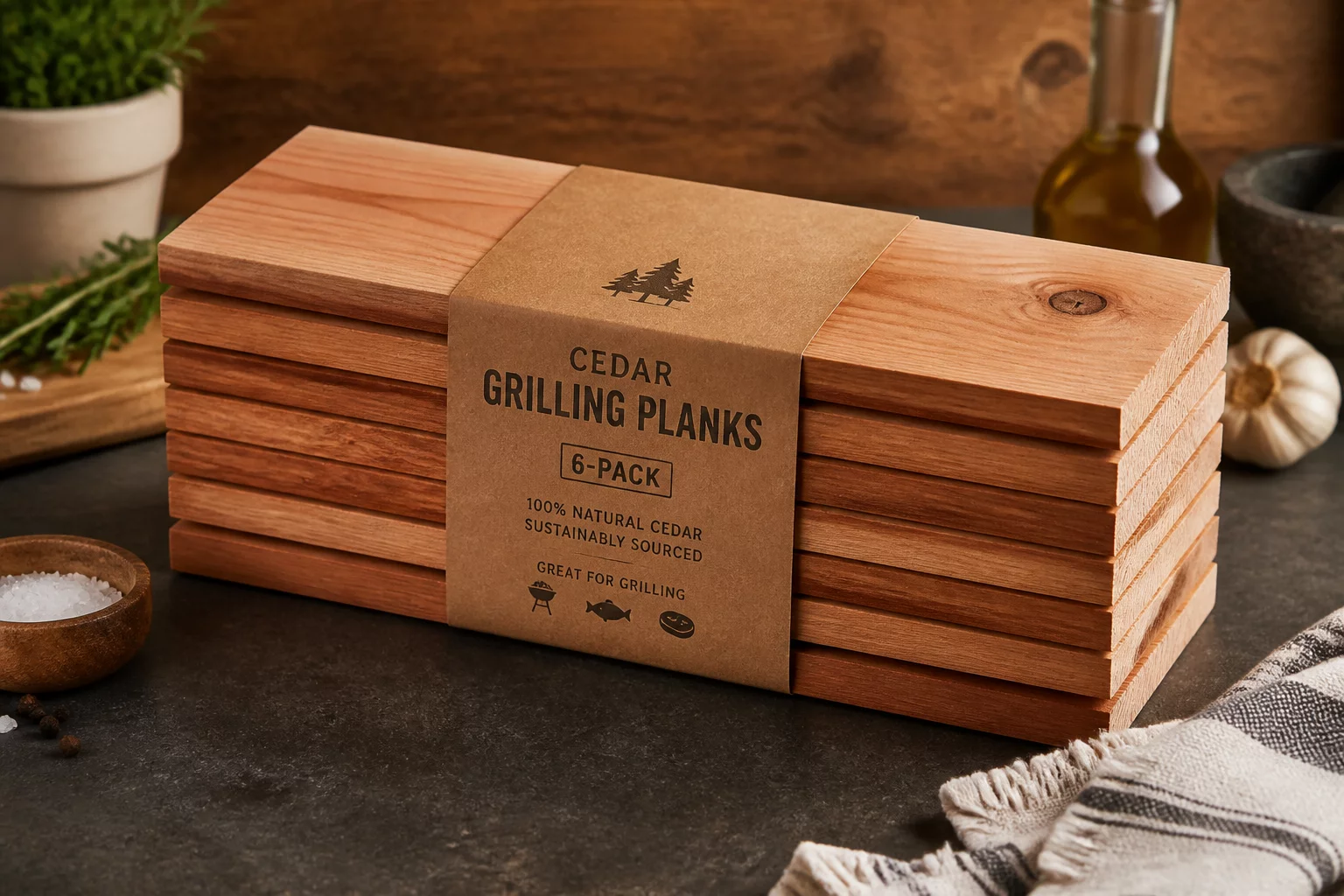 Cedar Grilling Planks 6-Pack