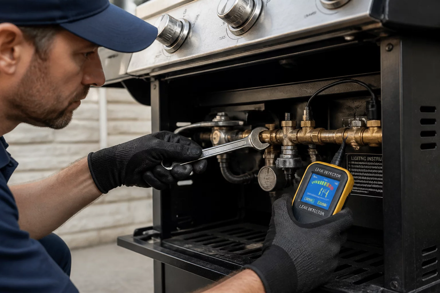 Gas Line Inspection and Repair certified technicians
